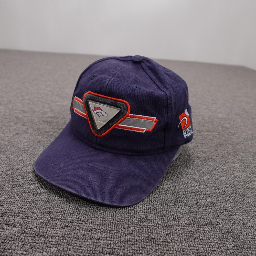 Vintage Denver Broncos Hat Cap Strap Back Mens One Size NFL Sports Specialties